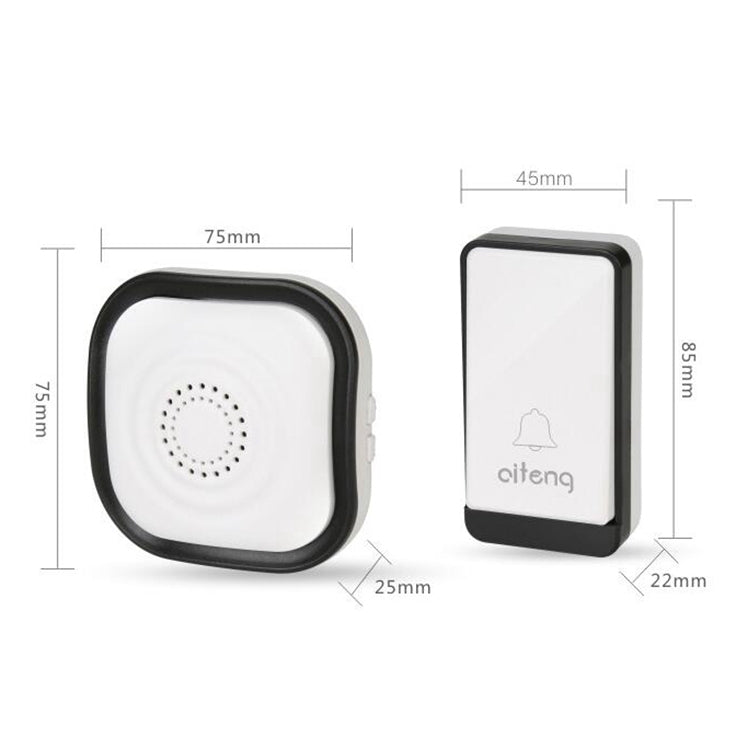 AITENG V029J Wireless Batteryless WIFI Doorbell, EU Plug, WD0044A, WD0044B, WD0044C AITENG V029J Wireless Batteryless WIFI Doorbell, EU Plug, WD0044A, WD0044B, WD0044C